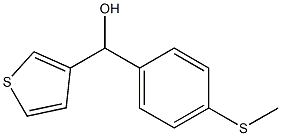 4-METHYLTHIOPHENYL-(3-THIENYL)METHANOL Struktur