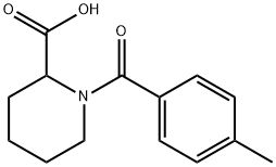 1-(4-METHYLBENZOYL)PIPERIDINE-2-CARBOXYLIC ACID Struktur