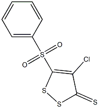 4-CHLORO-5-(PHENYLSULFONYL)-3H-1,2-DITHIOLE-3-THIONE Struktur