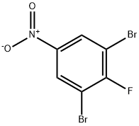 1.3-DIBROMO-2-FLUORO-5-NITROBENZENE Struktur