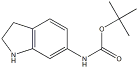 TERT-BUTYL INDOLIN-6-YLCARBAMATE Struktur