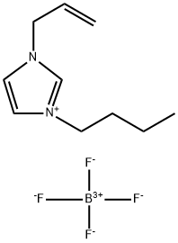 1-ALLYL-3-BUTYLIMIDAZOLIUM TETRAFLUOROBORATE Struktur