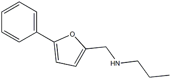 N-((5-PHENYL-2-FURYL)METHYL)PROPAN-1-AMINE Struktur