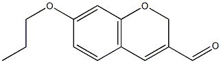 7-PROPOXY-2H-CHROMENE-3-CARBALDEHYDE Struktur