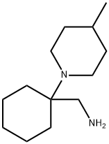 C-[1-(4-METHYL-PIPERIDIN-1-YL)-CYCLOHEXYL]-METHYLAMINE Struktur