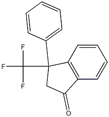 3-PHENYL-3-(TRIFLUOROMETHYL)INDAN-1-ONE Struktur