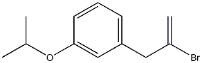 2-BROMO-3-(3-ISOPROPOXYPHENYL)-1-PROPENE Struktur