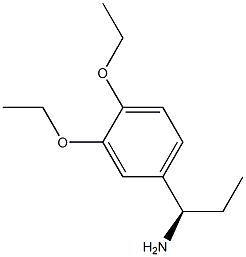 (1R)-1-(3,4-DIETHOXYPHENYL)PROPYLAMINE Struktur