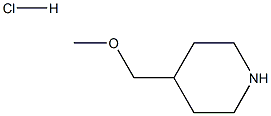 4-METHOXYMETHYL-PIPERIDINE HYDROCHLORIDE Struktur