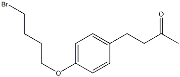 4-[4-(4-BROMO-BUTOXY)-PHENYL]-BUTAN-2-ONE Struktur