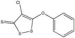 4-CHLORO-5-PHENOXY-3H-1,2-DITHIOLE-3-THIONE Struktur