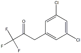 3-(3,5-DICHLOROPHENYL)-1,1,1-TRIFLUORO-2-PROPANONE Struktur