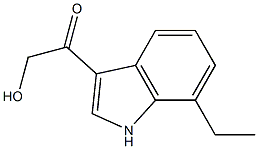 1-(7-ETHYL-1H-INDOL-3-YL)-2-HYDROXYETHANONE Struktur