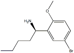 (1R)-1-(5-BROMO-2-METHOXYPHENYL)PENTYLAMINE Struktur