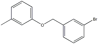 3-BROMOBENZYL-(3-METHYLPHENYL)ETHER Struktur