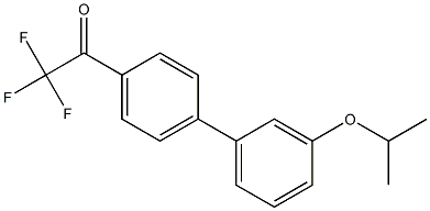 4'-(3-ISOPROPOXYPHENYL)-2,2,2-TRIFLUOROACETOPHENONE Struktur