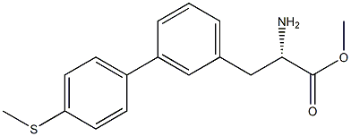 METHYL (2S)-2-AMINO-3-[3-(4-METHYLTHIOPHENYL)PHENYL]PROPANOATE Struktur