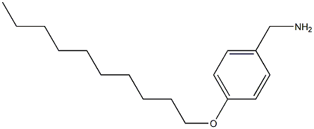 4-DECYLOXYBENZYLAMINE Struktur