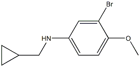 (1R)(3-BROMO-4-METHOXYPHENYL)CYCLOPROPYLMETHYLAMINE Struktur