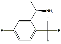 (1R)-1-[5-FLUORO-2-(TRIFLUOROMETHYL)PHENYL]ETHYLAMINE Struktur