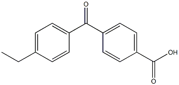 4-(4-ETHYLBENZOYL)BENZOIC ACID Struktur