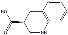 S-(-)-1,2,3,4-TETRAHYDROQUINOLINE-3-CARBOXYLIC ACID Struktur