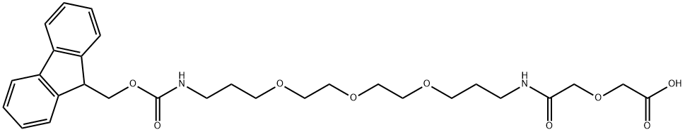 FMOC-NH-(PEG)2-COOH Struktur