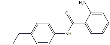 2-AMINO-N-(4-PROPYLPHENYL)BENZAMIDE Struktur