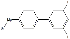 4-(3,5-DIFLUOROPHENYL)PHENYLMAGNESIUM BROMIDE Struktur