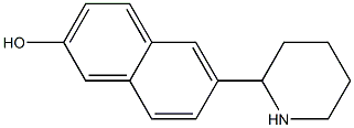 6-PIPERIDIN-2-YL-NAPHTHALEN-2-OL Struktur