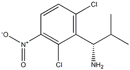 (1S)-1-(2,6-DICHLORO-3-NITROPHENYL)-2-METHYLPROPYLAMINE Struktur