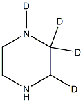 PIPERAZINE-D4 Struktur