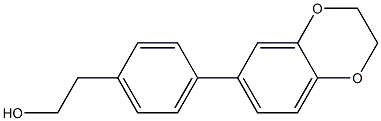 4-[3,4-(ETHYLENEDIOXY)PHENYL]PHENETHYL ALCOHOL Struktur