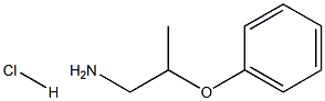 2-PHENOXYPROPYLAMINE HYDROCHLORIDE Struktur