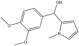 3,4-DIMETHOXYPHENYL-(1-METHYL-2-PYRROLYL)METHANOL Struktur