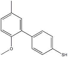 4-(2-METHOXY-5-METHYLPHENYL)THIOPHENOL Struktur