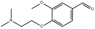 4-(2-DIMETHYLAMINO-ETHOXY)-3-METHOXY-BENZALDEHYDE Struktur