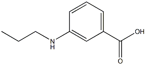 3-(PROPYLAMINO)BENZOIC ACID Struktur