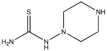 1-PIPERAZIN-1-YLTHIOUREA Struktur