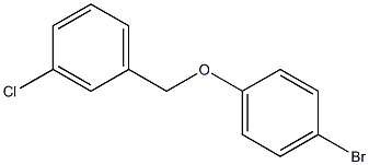 4-BROMOPHENYL-(3-CHLOROBENZYL)ETHER Struktur