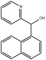 1-NAPHTHYL-(2-PYRIDYL)METHANOL Struktur