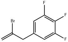 2-BROMO-3-(3,4,5-TRIFLUOROPHENYL)-1-PROPENE Struktur