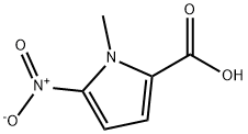 1-METHYL-5-NITRO-1H-PYRROLE-2-CARBOXYLIC ACID Struktur