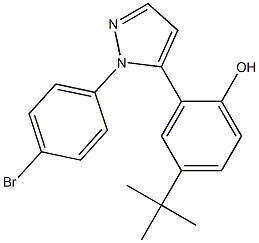 4-TERT-BUTYL-2-(1-(4-BROMOPHENYL)-1H-PYRAZOL-5-YL)PHENOL Structure