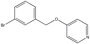 3-BROMOBENZYL-(4-PYRIDYL)ETHER Struktur