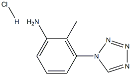 2-METHYL-3-(1H-TETRAZOL-1-YL)ANILINE HYDROCHLORIDE Struktur