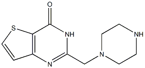 2-(PIPERAZIN-1-YLMETHYL)THIENO[3,2-D]PYRIMIDIN-4(3H)-ONE Struktur