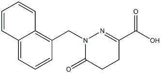 1-(1-NAPHTHYLMETHYL)-6-OXO-1,4,5,6-TETRAHYDROPYRIDAZINE-3-CARBOXYLIC ACID Struktur