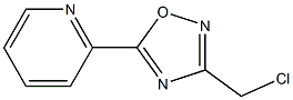 2-[3-(CHLOROMETHYL)-1,2,4-OXADIAZOL-5-YL]PYRIDINE Struktur