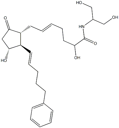 17-PHENYL TRINOR PGE2-SA Struktur